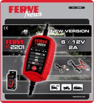 Ferve F2201 - CARGADOR AUTOMAT. 6-12V 2A