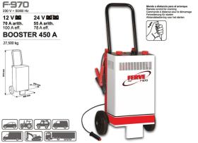 Ferve F970 - CARGADOR RAPIDO 450 A 12 V / 24 V