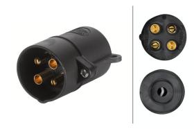 Hella 8JA001920011 - CLAVIJA PLASTICO 4 POLOS