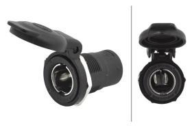 Hella 8JB001946082 - BASE ENCHUFE 2 POLOS C/TAPA MUELLE