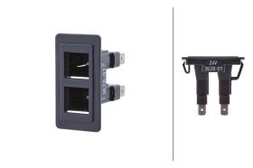 Hella 2AA713628011 - LUZ TESTIGO C/LAMPARA 24V