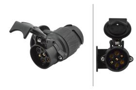 Hella 8JA005952011 - ADAPTADOR 13 POLOS S/CABLE