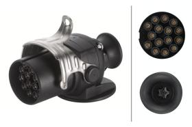 Hella 8JA007241021 - CLAVIJA 15 POLOS CONEXION TORNILLO