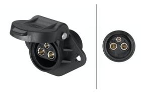 Hella 8JB001933011 - BASE ENCHUFE,3 POLOS