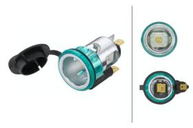 Hella 8JB008023011 - BASE ENCHUFE 2 POLOS