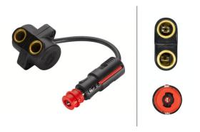 Hella 8JB008032001 - ADAPTADOR DOBLE MECHERO