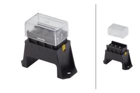 Hella 8JD005993072 - CAJA FUSIBLE 4 POLOS(8 SALIDAS)