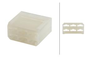 Hella 8JD008151051 - CAJA ENCHUFE 6 POLOS