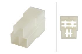 Hella 8JD008152031 - BASE ENCHUFE 3 POLOS