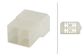 Hella 8JD008152041 - CAJA ENCHUFE 4 POLOS