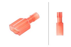 Hella 8KW744703003 - TERMINAL LENGUETA PLANO ROJO 50 UDS
