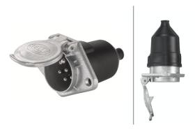 Hella 8JB003833031 - ENCHUFE 7 POLOS METAL