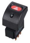 Agerauto 07290 - INTERRUPTOR EMERGENCIA OPEL ASTRA F C/ALARMA 1241662