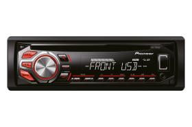 Pioneer DEH1600UB - RADIO-CD RDS MP3 ROJO