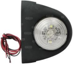 Cargo 171617 - PILOTO LATERAL ROJO/BLANCO LEDS 9-36V 96X76X63 MM