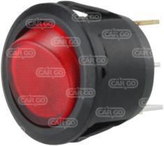 Cargo 180599 - INTERRUPTOR ON/OFF MINI ILUMINADO  ROJO 12V