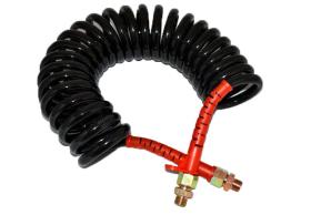 Agerauto KM2208 - ESPIRAL M22 ROJA POLIURETANO 5,5 M