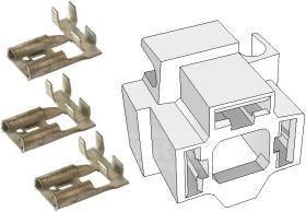 Cargo 171282 - CONECTOR H4 Y FEU CON TERMINALES