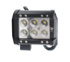 Agerauto WLO601 - BARRA 6 LEDS 18W 1.200 LUMEN 96X63X108MM LUZ CORTA