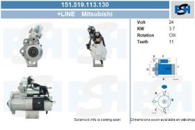 PSH 151.519.113.130 - ARRANQUE 24V M8T85771 MITSUBISHI NEW COPY