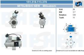 PSH 151.519.113.370 - ARRANQUE 24V M8T85771 MITSUBISHI NEW ORIGINAL ME225158