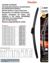 ASER AFTERMARKET AUTOMOTIVE ASERFL45X1 - ESCOBILLA LIMPIAPARABRISAS FLEX 45CM ASER