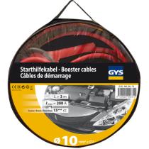 GYS 056312 - CABLES DE ARRANQUE 200A (1.5L) - 2X3M - Ø10MM² - PINZAS AISL