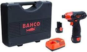 Bahco Herramientas BCL31IS1K1 - KIT ATORNILLADOR IMPACTO 1/4 + 2 BATERIAS 2AH + CARGADOR