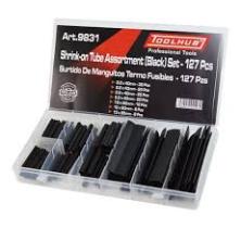 TOOLHUB HERRAMIENTAS 9831 - SURTIDO DE MANGUITOS TERMO FUSIBLES  - 127 PZS