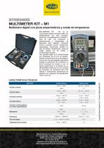 Magneti Marelli 007936346000 - KIT MULTIMETRO+ PINZA AMPERIMETRICA + SONDA TEMPERATURA