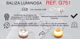 CASALS G751 - BALIZA LUMINOSA HOMOLOGADA V-16+U