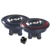 GAUSS GB1060R - J.BOCINAS 12V 2 TERMINAL PLATO 92MM 420/350HZ 110DB CON RELE