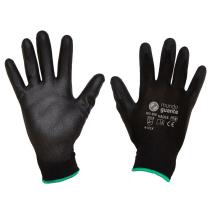 MUNDO GUANTE HADES-XL - PAR GUANTES XL POLIÉST NEGR EN DORSO Y POLIURET NEGR PALMA